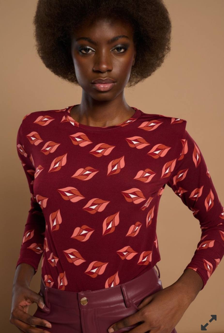 TOP CAMISETA ROSE