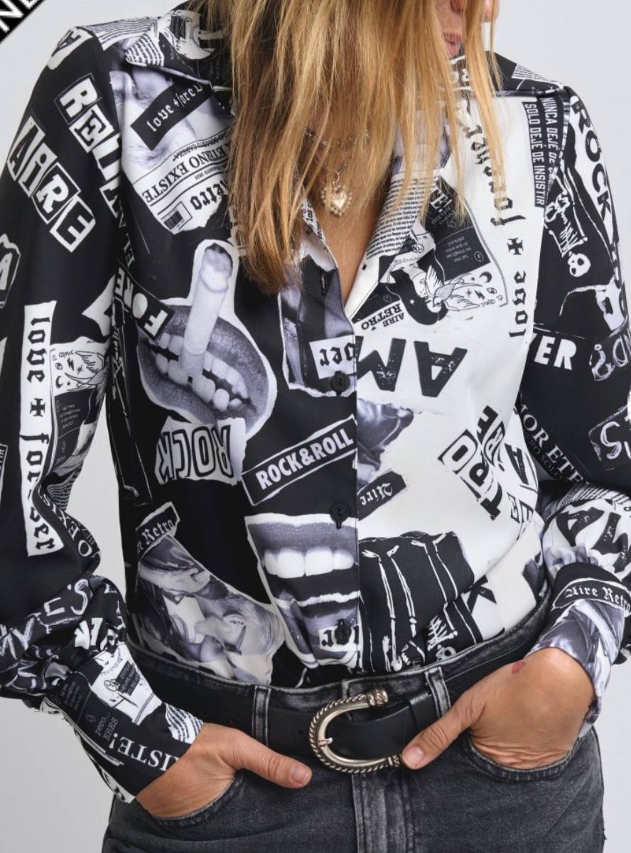 CAMISA "COLLAGE" AIRE RETRO - Imagen 5