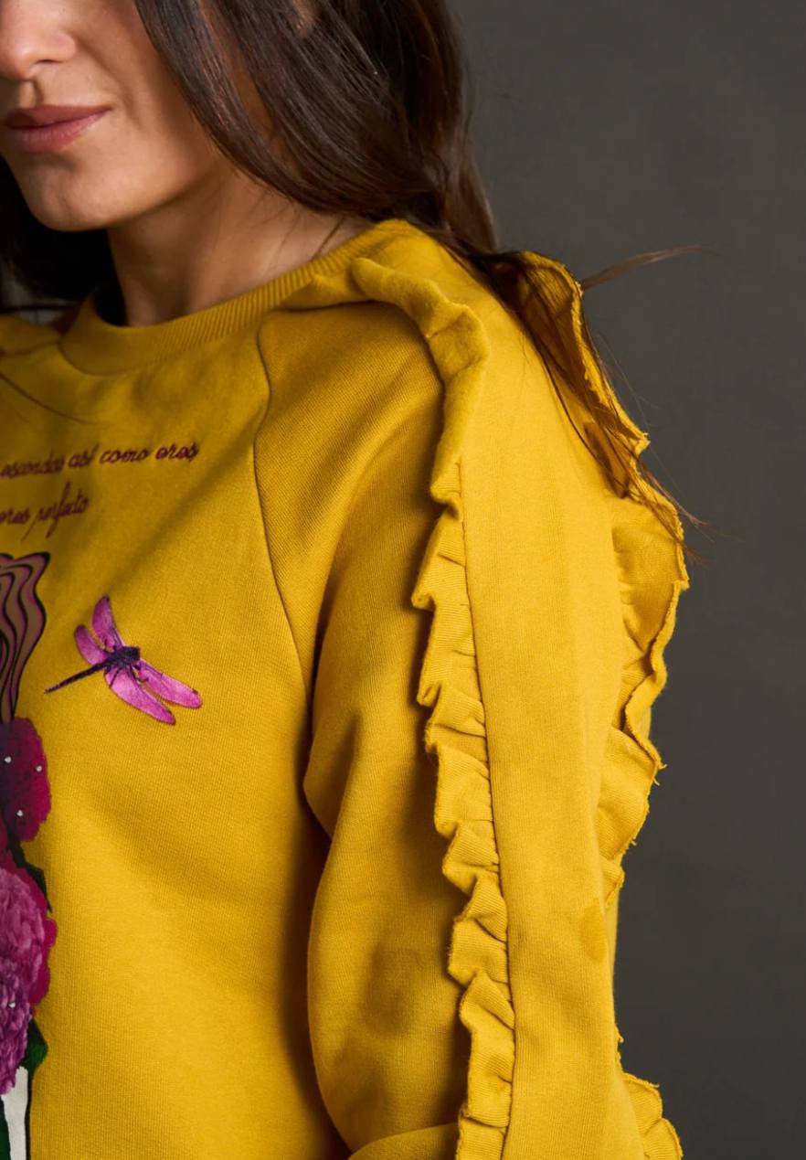 SUDADERA HORTENSIA BY ANANABEL LEE - Imagen 6