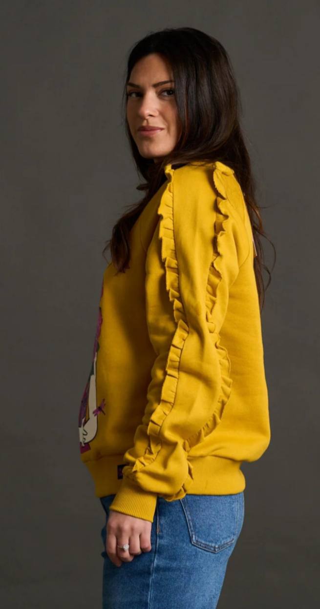 SUDADERA HORTENSIA BY ANANABEL LEE - Imagen 7
