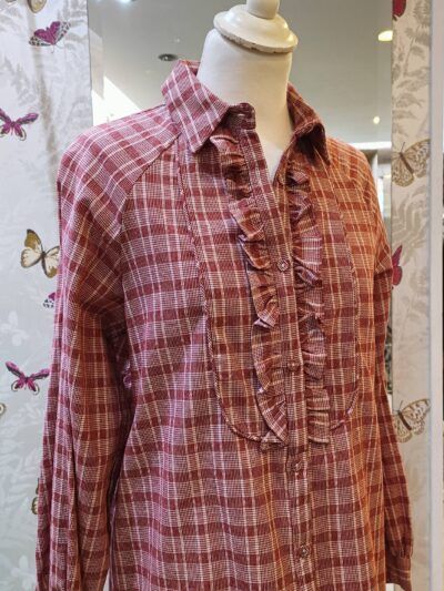CAMISA ROMÁNTICA CUADROS