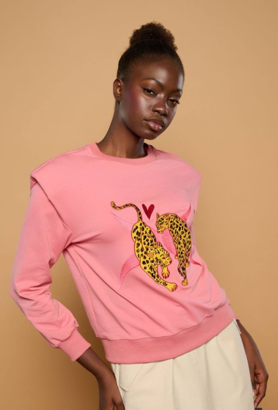 VANAI SWEATSHIRT ROSA - Imagen 2