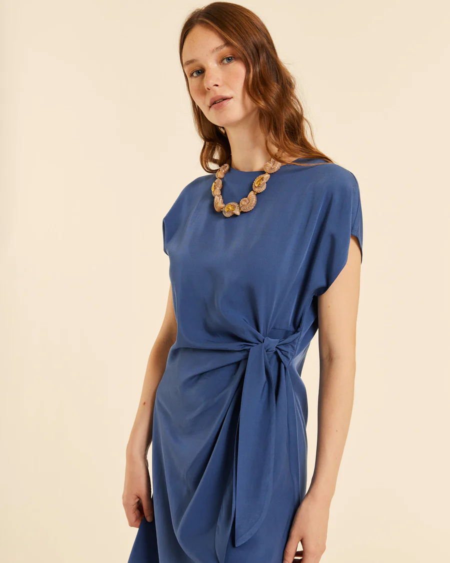 VESTIDO ANUDADO CORTO PEPA LOVES - Imagen 3