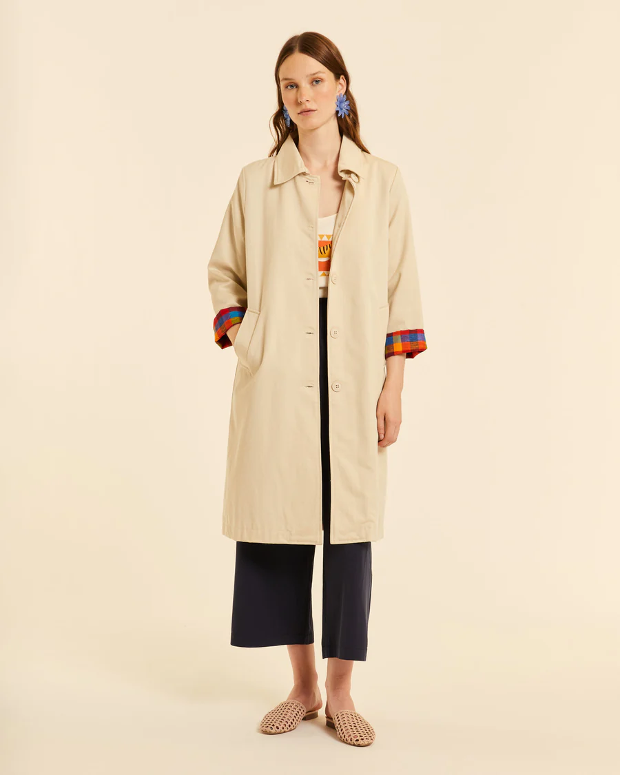 ABRIGO GABARDINA CREMA PEPA LOVES - Imagen 2