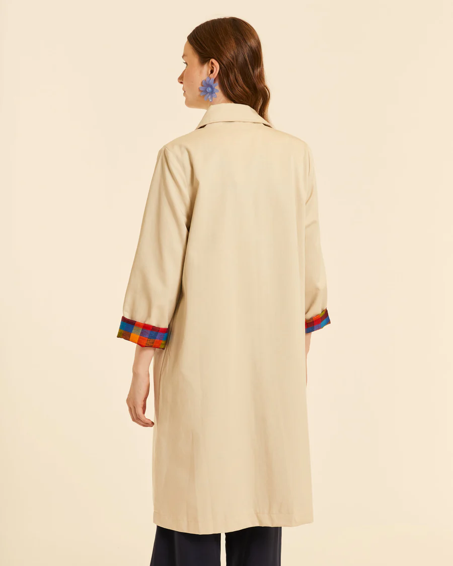 ABRIGO GABARDINA CREMA PEPA LOVES - Imagen 4