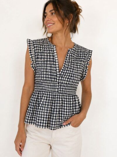 BLUSA VICHY MARINA