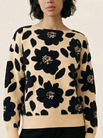 JERSEY FLORAL BEIGE PEPA LOVES