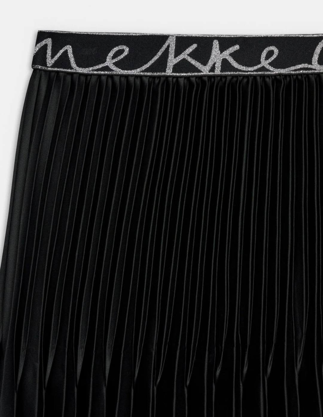 FALDA MIDI PLISADA NEGRA - Imagen 3